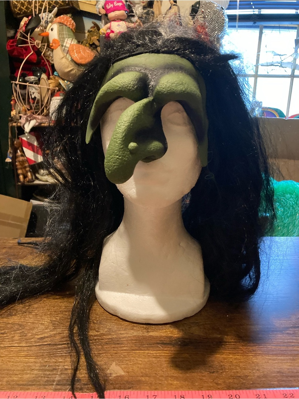 Vintage Paper Magic Group witches mask for cosplay